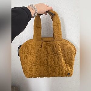 Lululemon Quilted Embrace Tote in Gold Spice